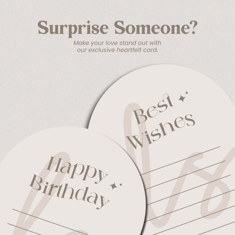 Birthday and Best of Luck Wish Card