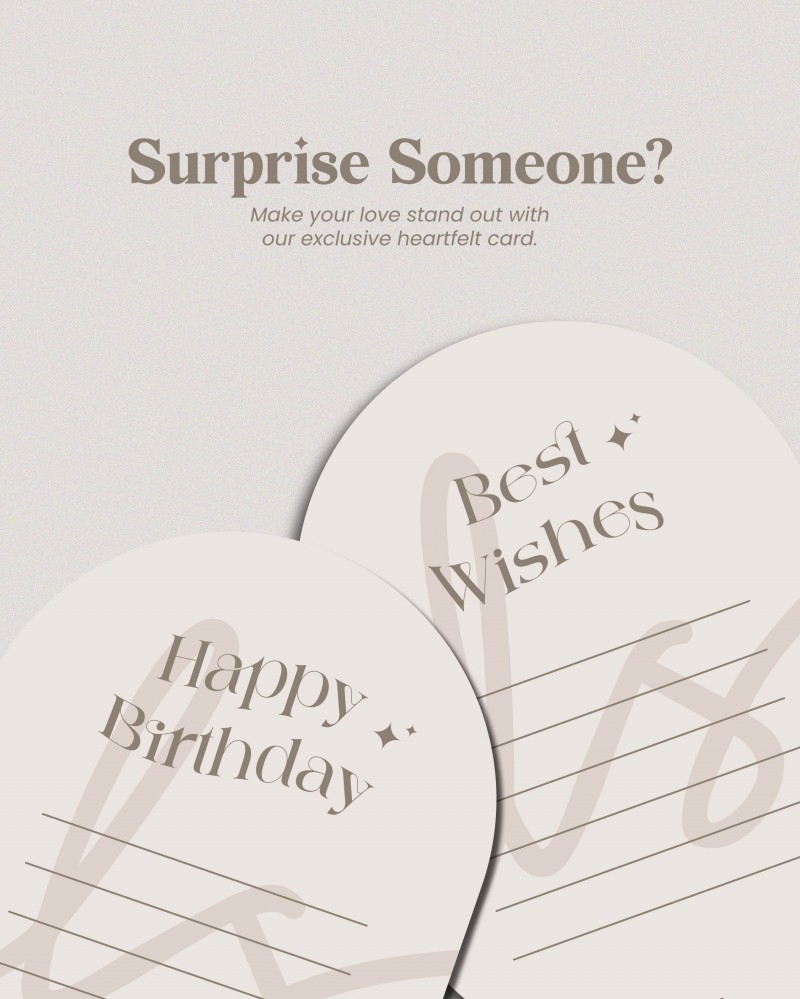 Birthday and Best of Luck Wish Card